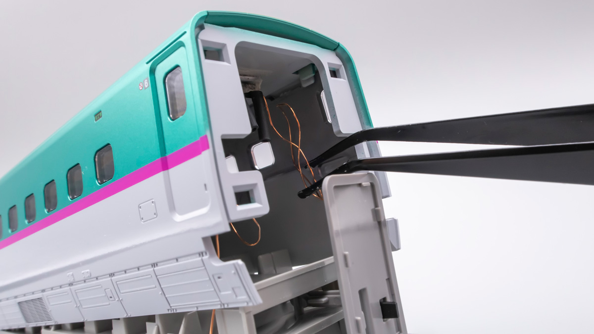 HOゲージ 自作室内灯 新幹線 はやぶさ