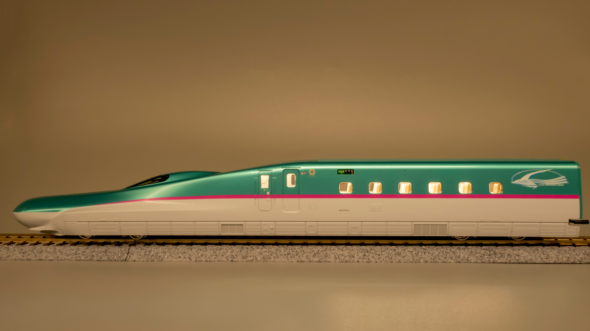 HOゲージ 自作室内灯 新幹線 はやぶさ