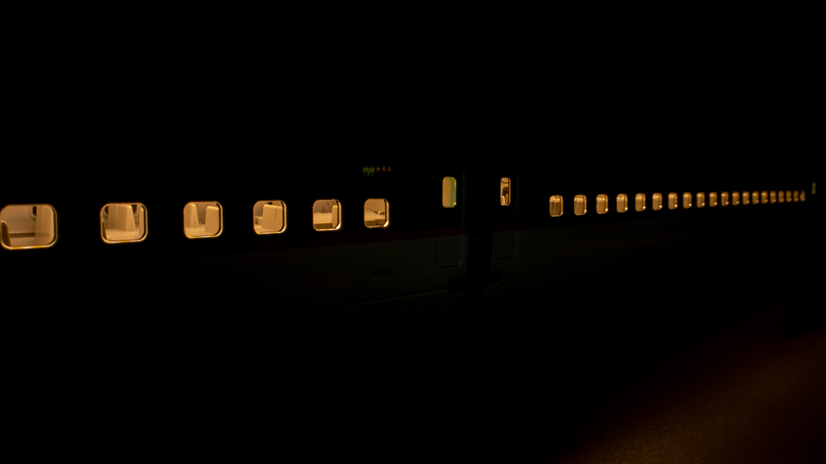 HOゲージ 自作室内灯 新幹線 はやぶさ