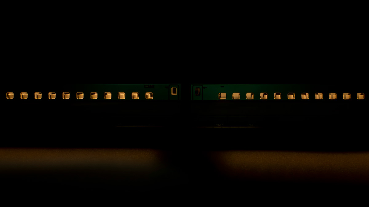 HOゲージ 自作室内灯 新幹線 はやぶさ