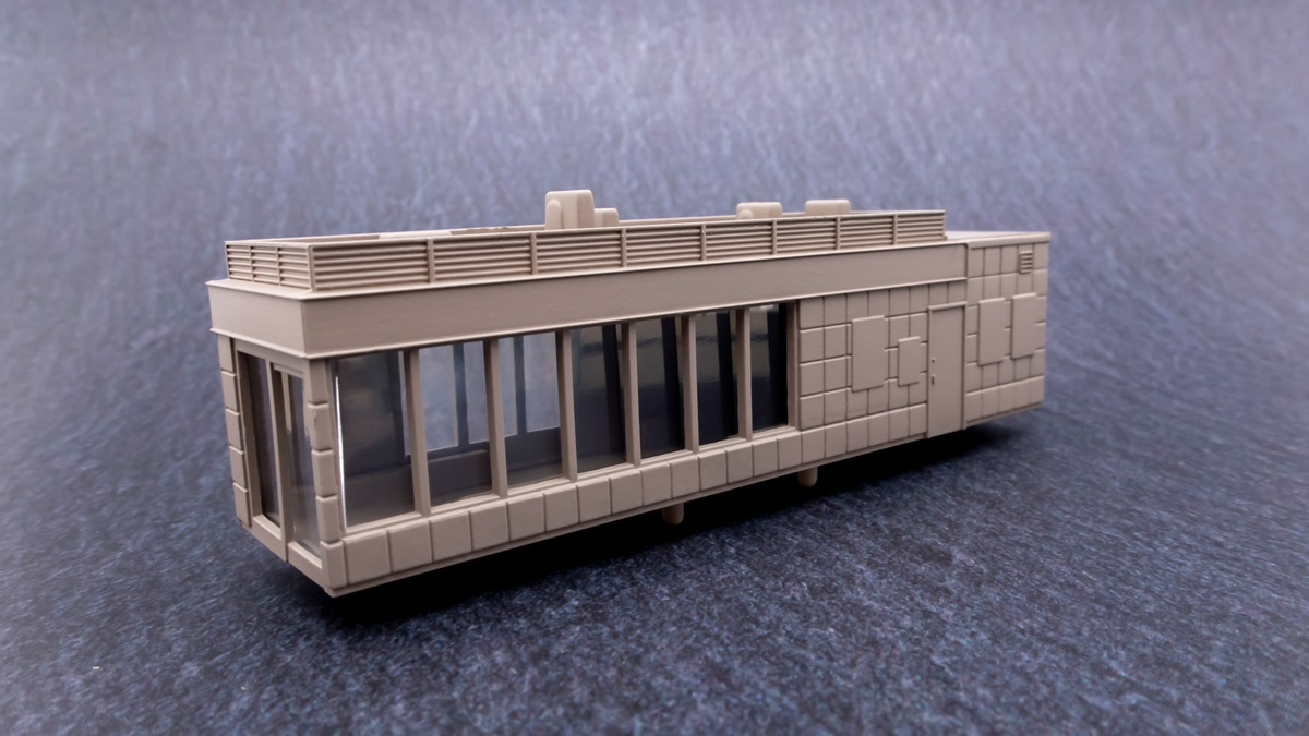 Nゲージ KATO 近郊形ホーム店舗 塗装
