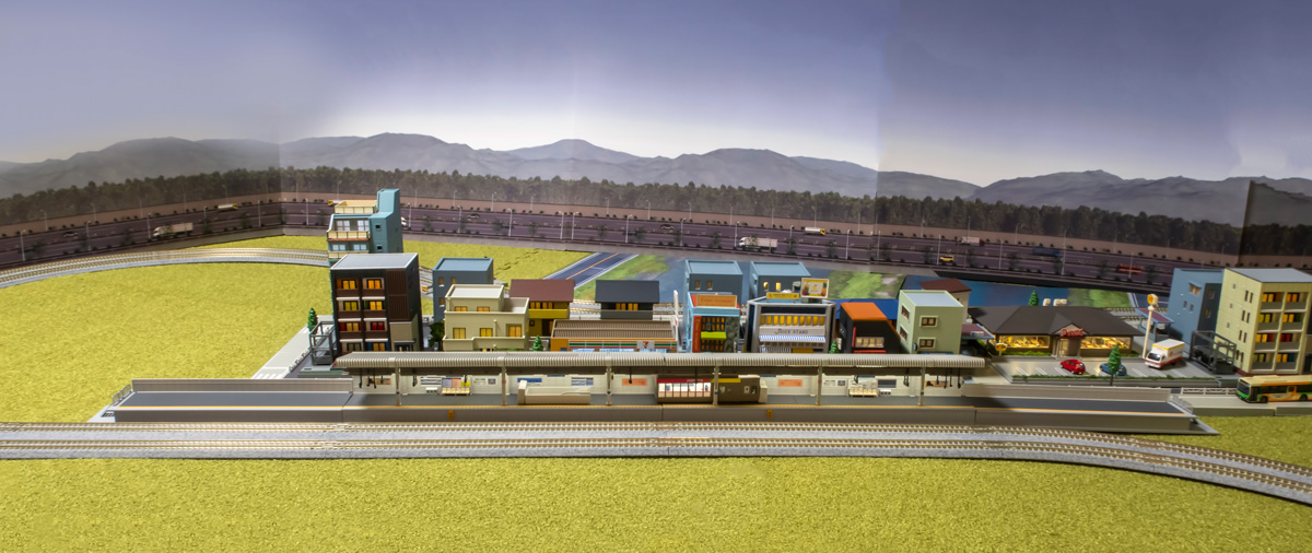 Nゲージ KATO 近郊形ホーム 塗装と電飾