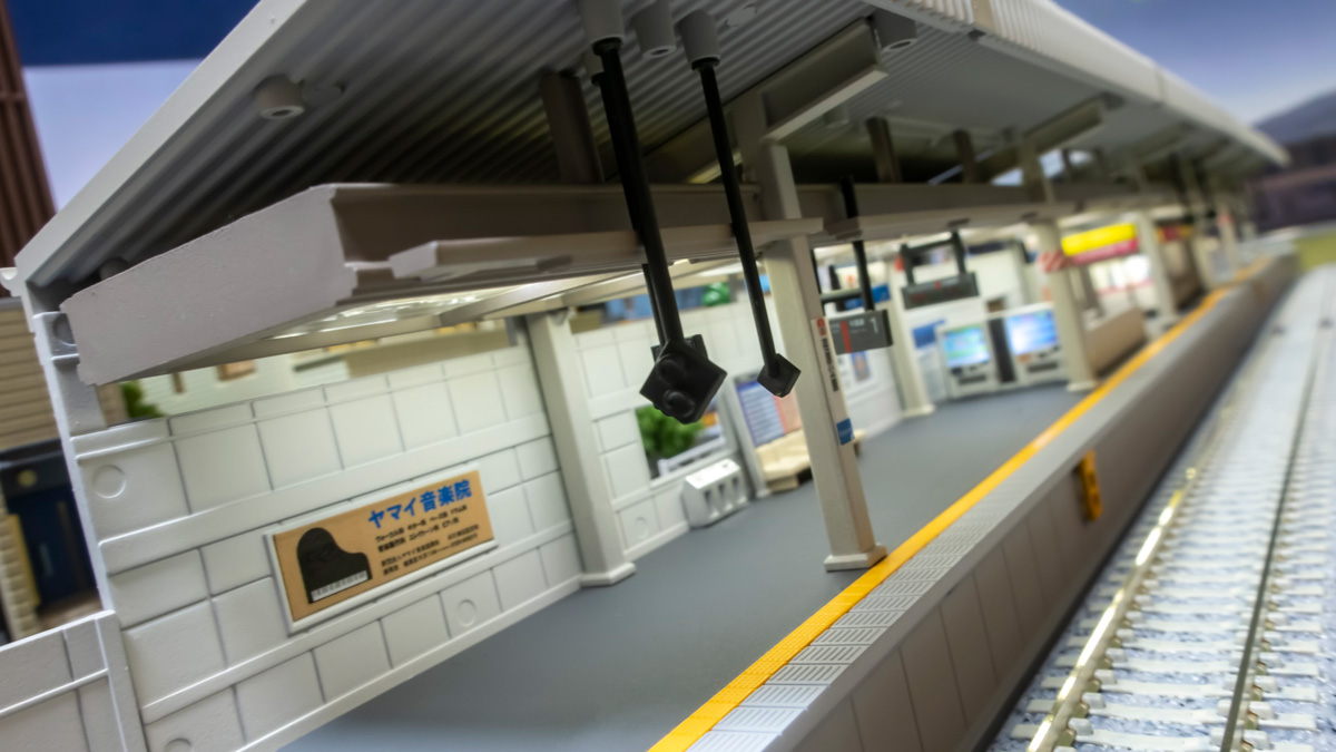 Nゲージ KATO 近郊形ホーム 塗装と電飾