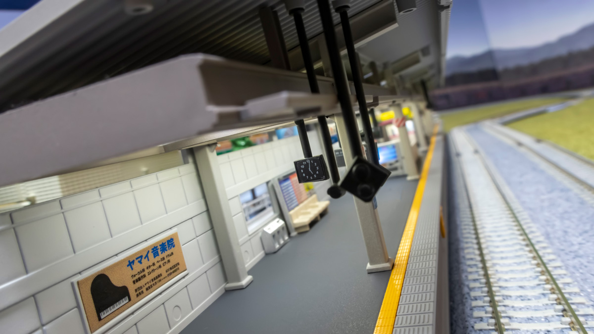 Nゲージ KATO 近郊形ホーム 塗装と電飾