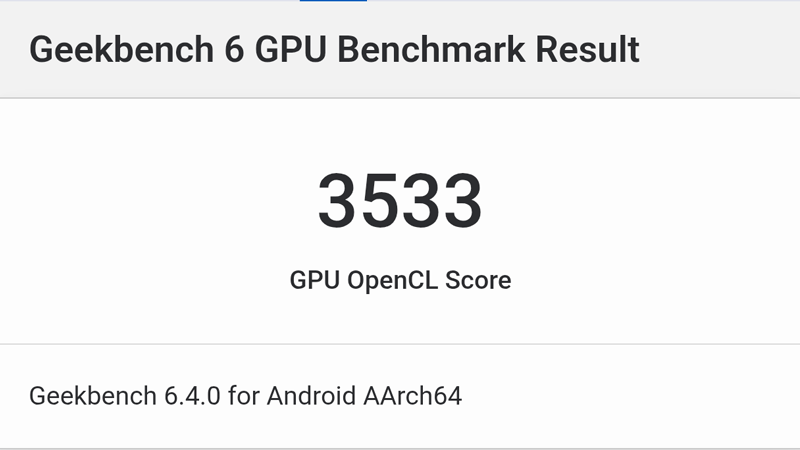 Motorola Edge 50s Pro Geekbench6 OSアップデート前