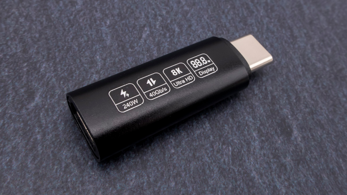 USB-C 電力出力表示 変換アダプタ