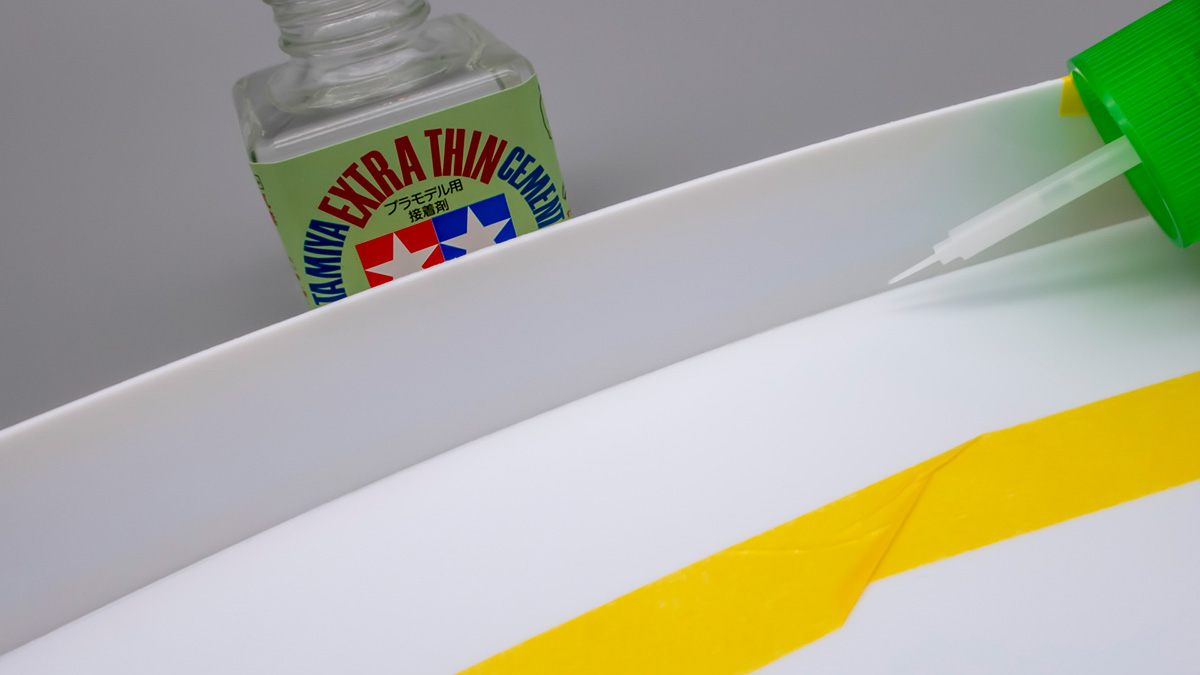 HOゲージの高架橋をプラ板で制作