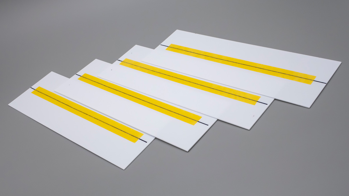 HOゲージの高架橋をプラ板で制作