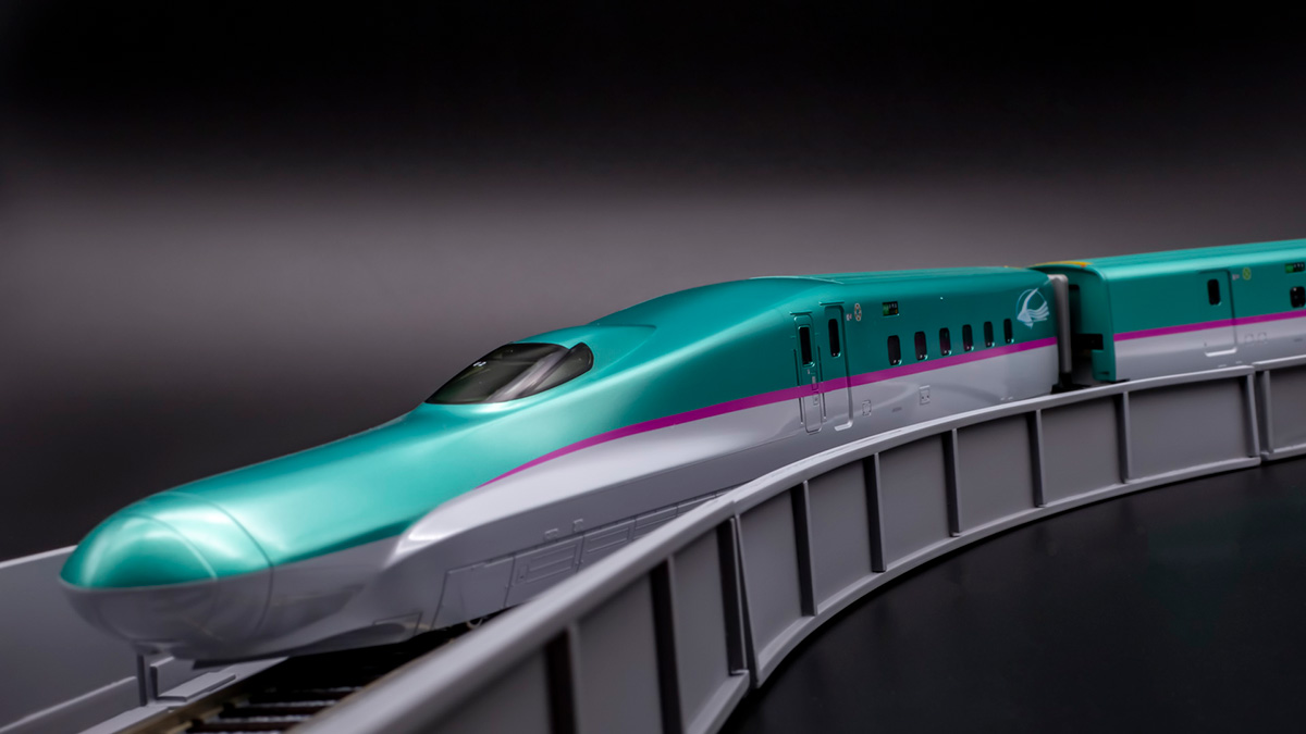 HOゲージの高架橋をプラ板で制作して塗装とバラスト散布