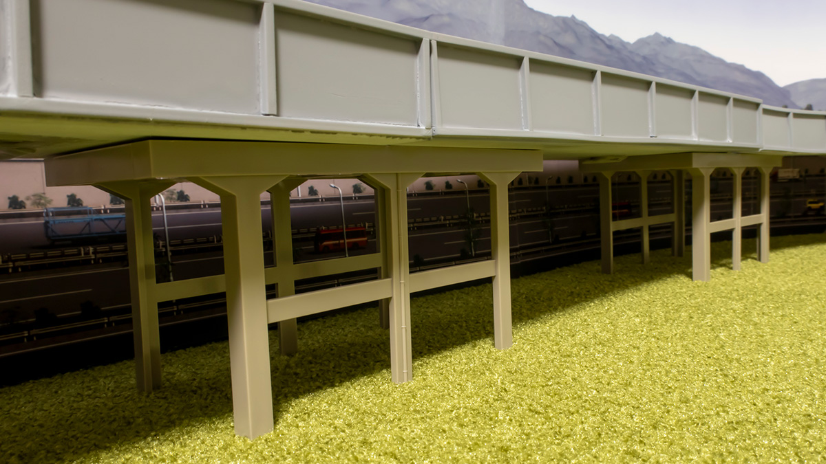 HOゲージ 高架橋 自作