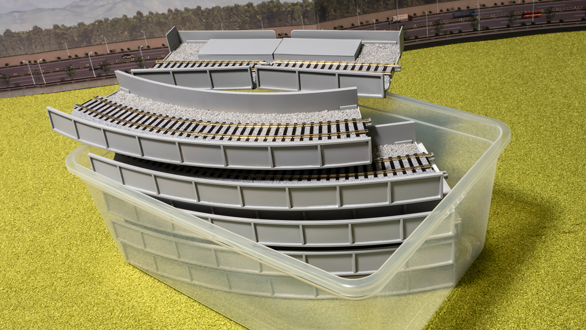 HOゲージ 高架橋 自作