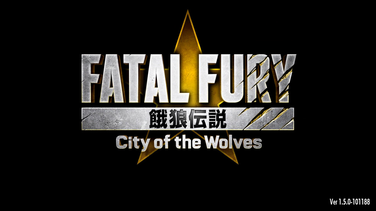 餓狼伝説 City of the Wolves タイトル画面
