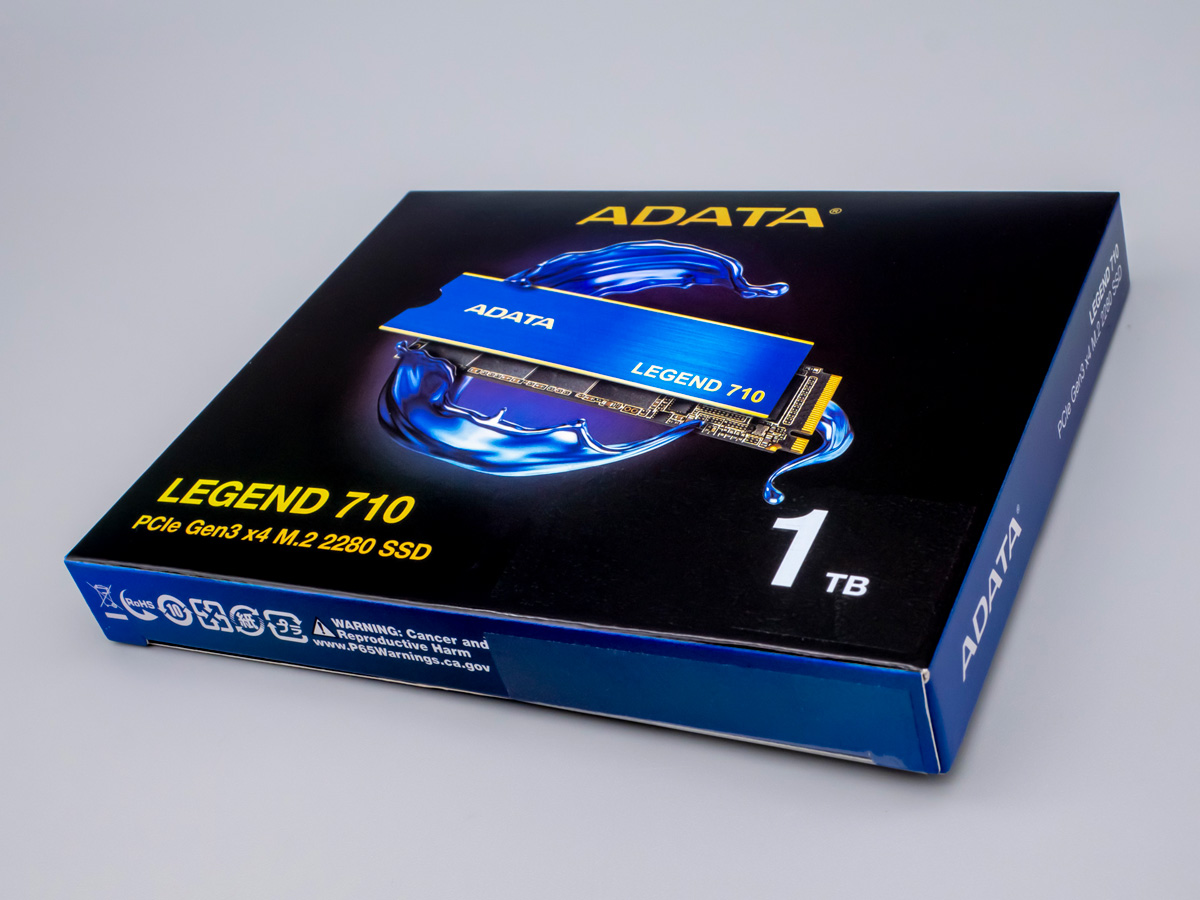ADATA製 NVMe SSD《LEGEND 710》1TBレビュー！ - かわにょぶろぐ