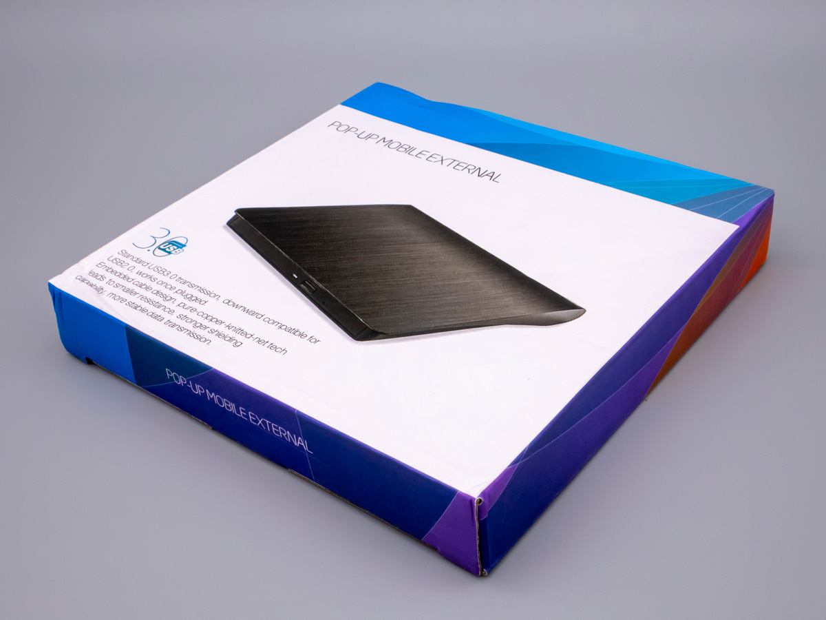 POP-UP MOBILE EXTERNAL USB Type-C DVD Drive 外付けポータブルDVDドライブ