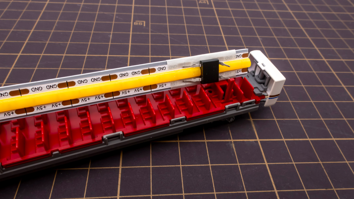 Nゲージ 鉄道模型 自作室内灯 作り方