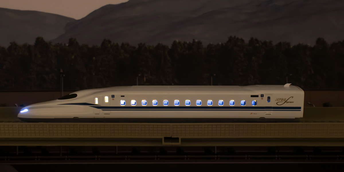 Nゲージ KATO 新幹線 N700S 室内灯搭載 1号車