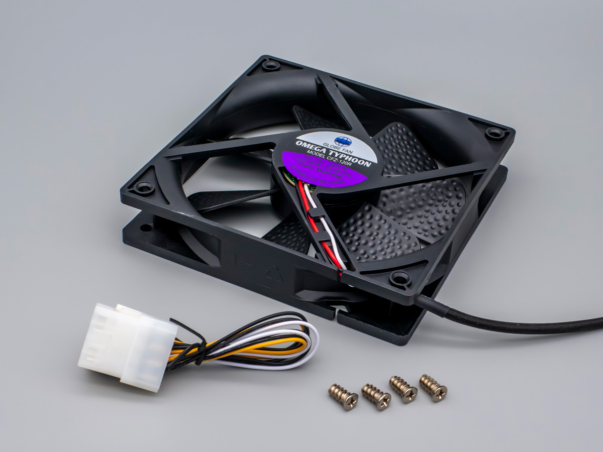 AINEX OMEGA TYPHOON PCケースファン CFZ-120RB