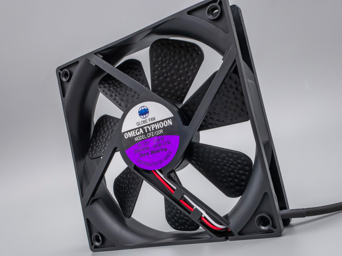 AINEX OMEGA TYPHOON PCケースファン CFZ-120RB