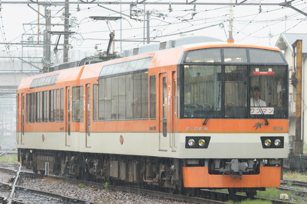 初めての叡電撮影 きらら と ひえい を撮る その1 梅雨の関西撮り鉄遠征 川崎鶴見鉄道録