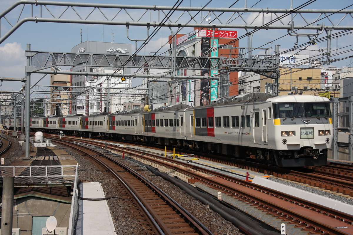 185系 側面方向幕(田町電車区/80年代) 展示中 in Museum of