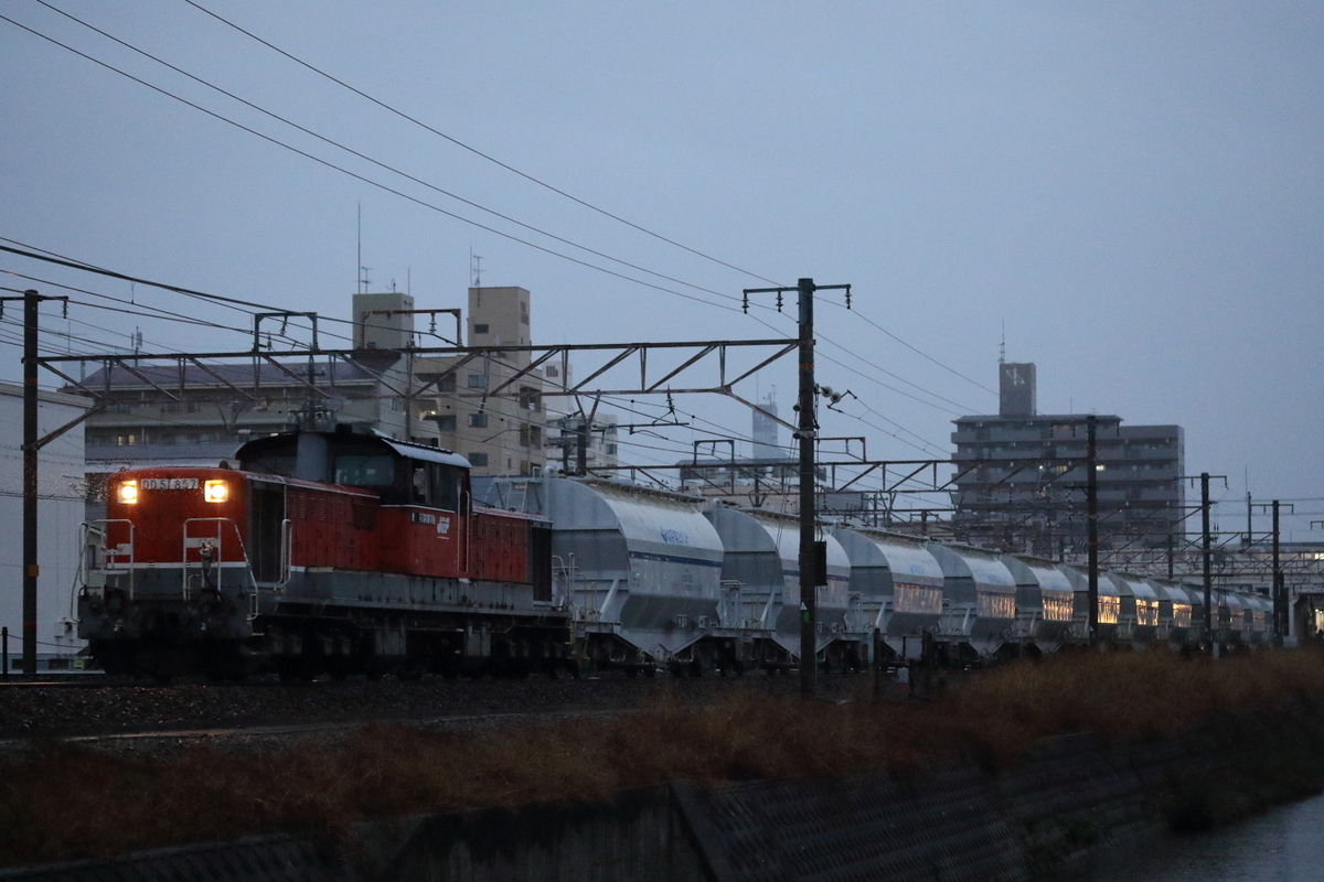 衣浦臨海鉄道に乗り入れたDD51白ホキを撮る その1 冬の東海地方 撮り鉄遠征⑩ - 川崎鶴見鉄道録