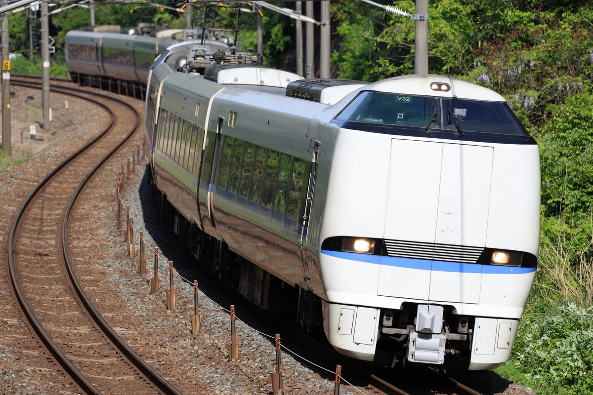 細呂木S字カーブで683系を撮る 2023GW 北陸・紀州遠征⑤ - 川崎