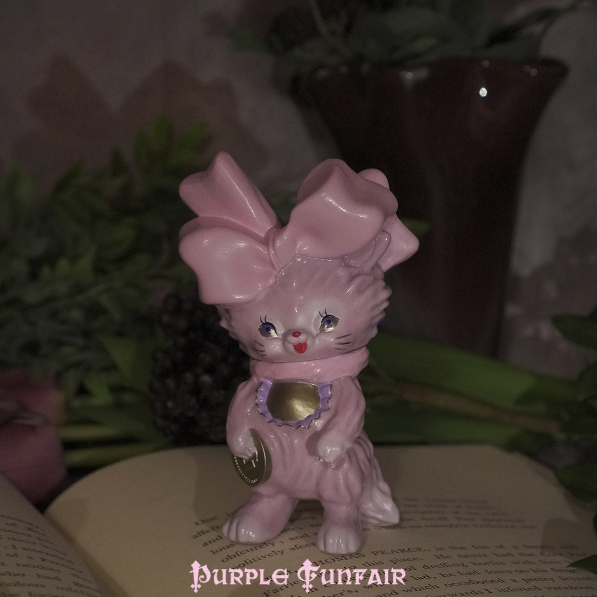 Ms LUTRA BAB Kat babkat ソフビ　パープルリボン ♡「BABKat」ソフビのコンセプト - LUTRA LUTRA LUTRA