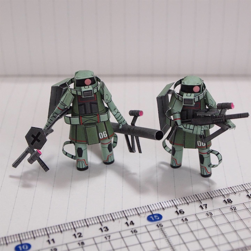 【希少⭐️ 内包未開封】シャアザク ペーパーアクション 紙プラ 動ペーパークラフト 希少⭐️ 内包未開封】シャアザク ペーパーアクション 紙プラ 動