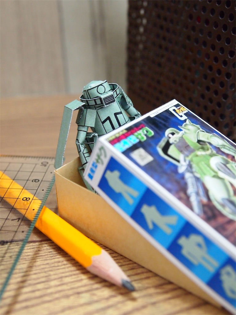 1/380スケール miniガンプラ MS-06 量産型ザクII ヤカン装備