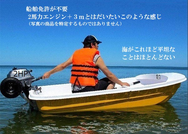 つくりだされる海難事故 ミニボートの転覆 タンデムアイランドでプチ冒険へｇｏ