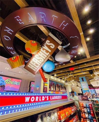 HERSHEY'S ディスプレイ　アメトイ　店舗用品　ハーシーズ　インテリア NY観光にも］タイムズスクエア・ハーシーズチョコレートワールド