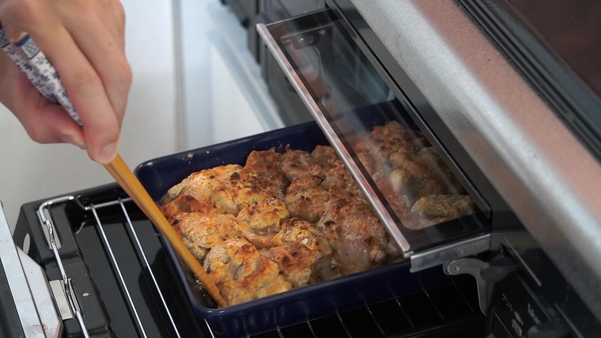 魚焼きグリルで超簡単！グリルトレーで作る揚げないから揚げの作り方 