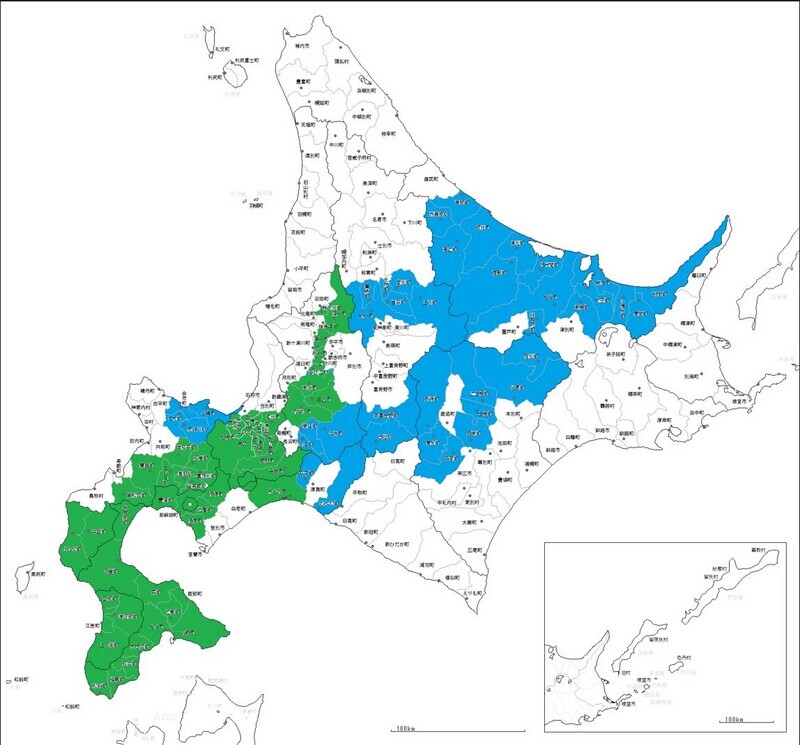 ミロ号市町村制覇地図