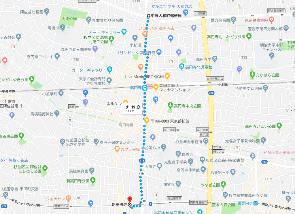 お金をかけないダイエット 高円寺商店街ウォーキング を開始しました 白洲三四郎ブログ