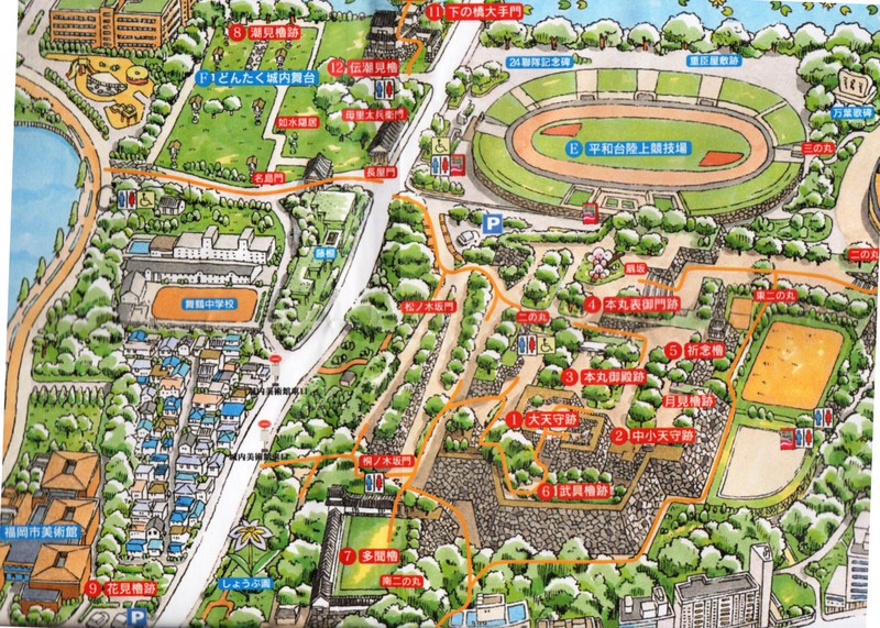 黒田官兵衛の最後の作品 福岡城跡ー上之橋御門 天守台ー かざもりのブログ 黒田官兵衛の最後の作品 福岡城跡ー上之橋御門 天守台ー かざもりのブログ