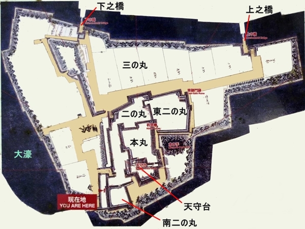 黒田官兵衛の最後の作品 福岡城跡ー上之橋御門 天守台ー かざもりのブログ 黒田官兵衛の最後の作品 福岡城跡ー上之橋御門 天守台ー かざもりのブログ