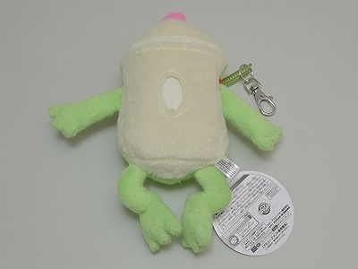 おさんぽカエル ぬいぐるみパスケース - 遠き青空を見上げて