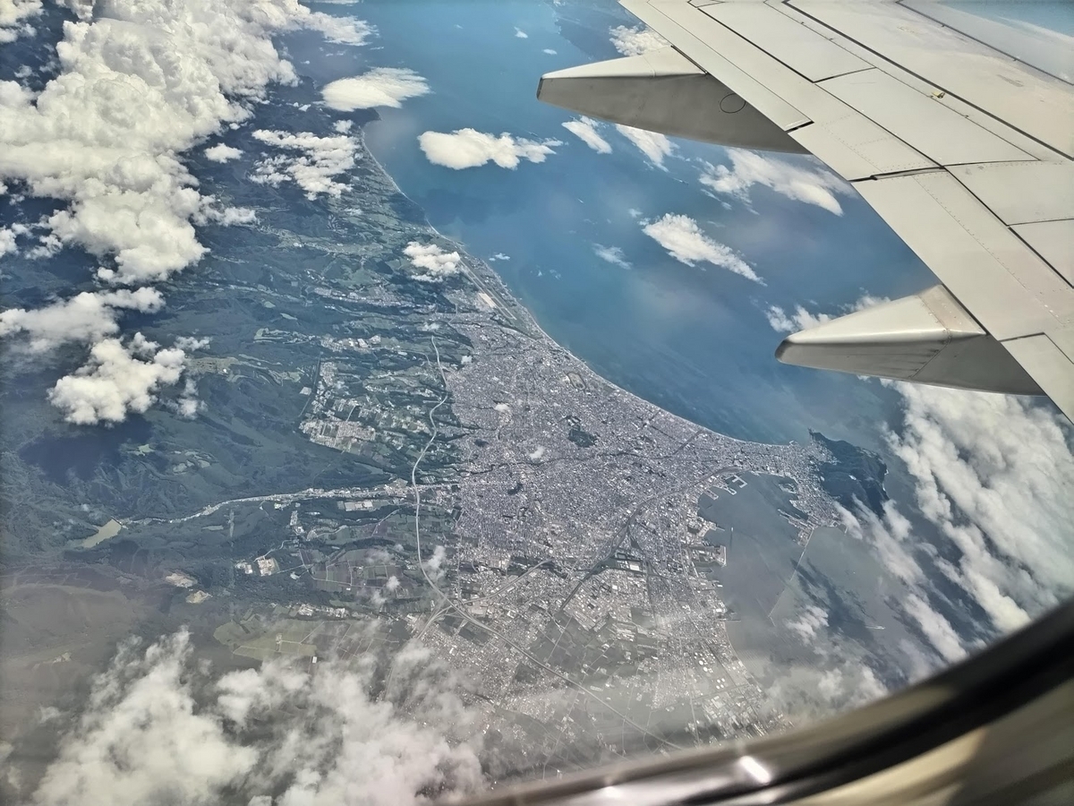 空から見る福岡CITY - 風に吹かれて