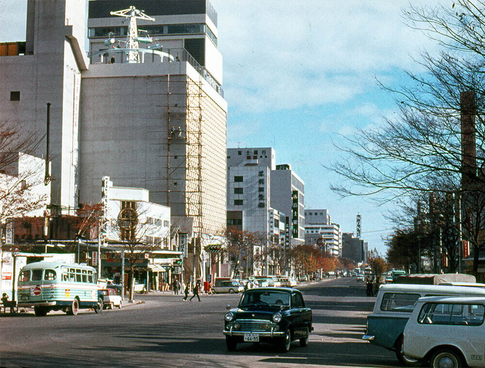 モノクロ都市風景 「仙台」A3 写真作品 モノクロ都市風景 「仙台