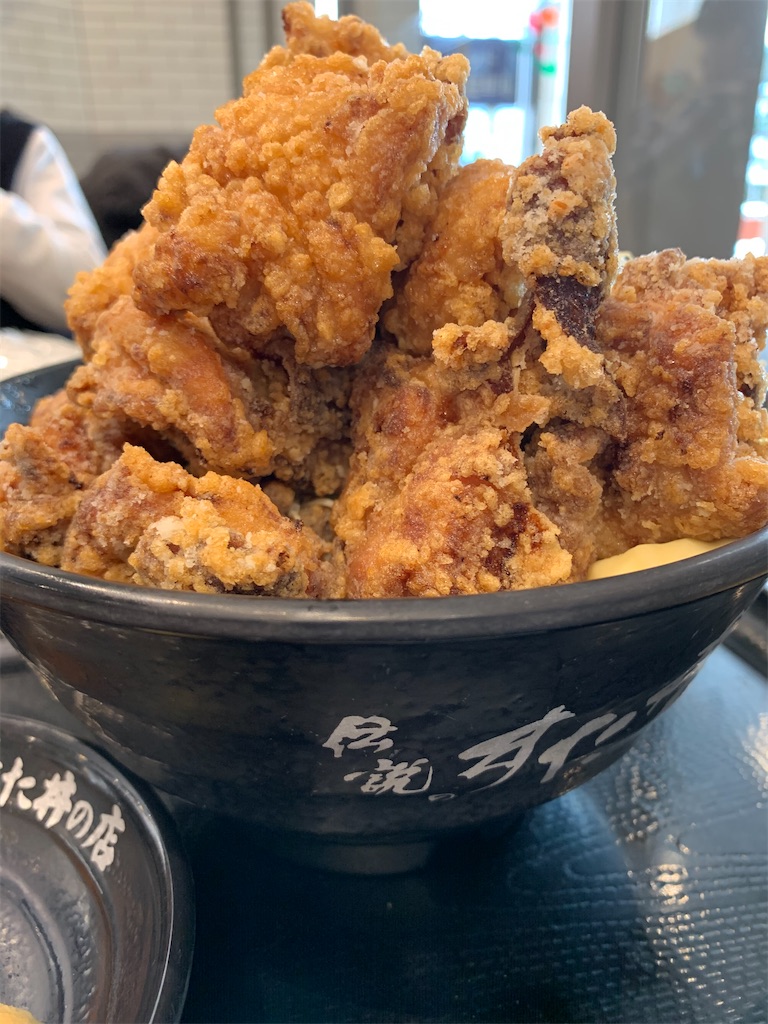 伝説のすた丼屋 アリオ橋本店 鬼盛りすたみな唐揚げ丼 超鬼盛り