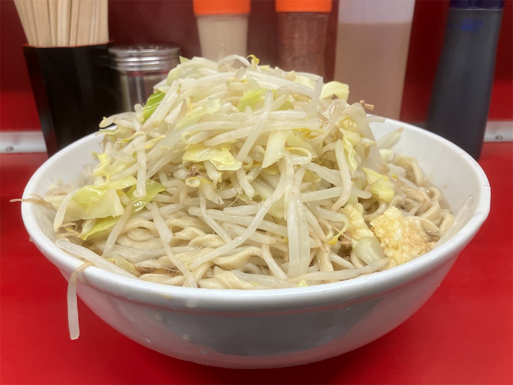 デカ盛り】ラーメン二郎 湘南藤沢店〜大ラーメン／ニンニク少し