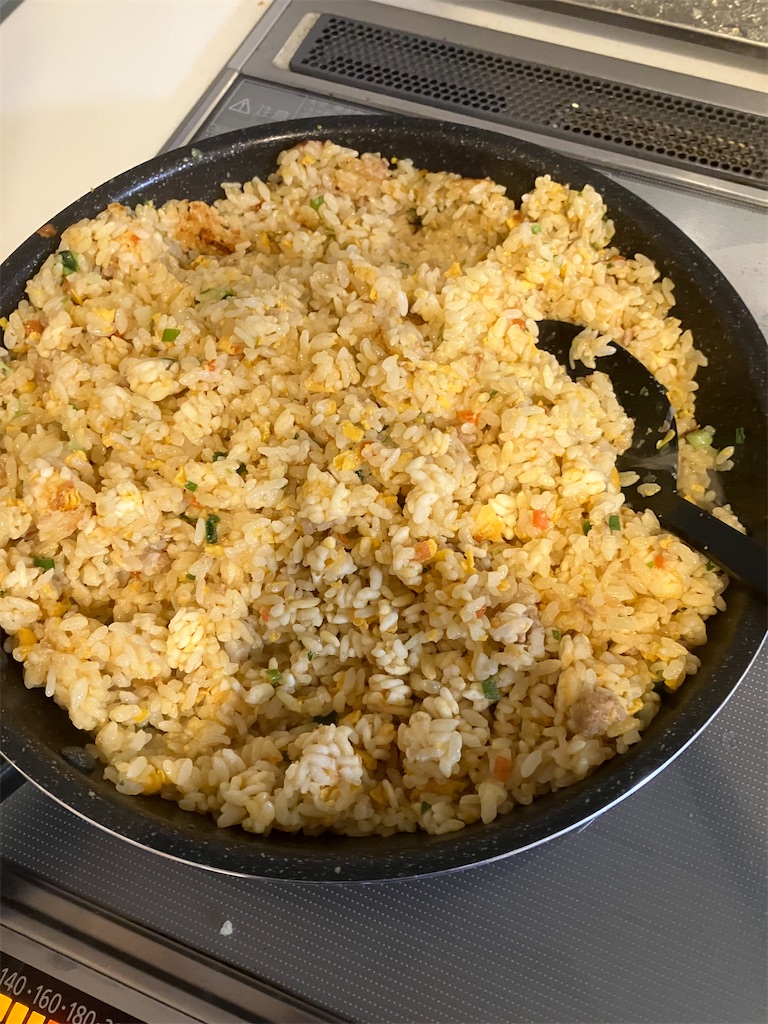 大食い】ニチレイフーズ どデカ盛り炒飯×2〜超デカ盛り／冷凍