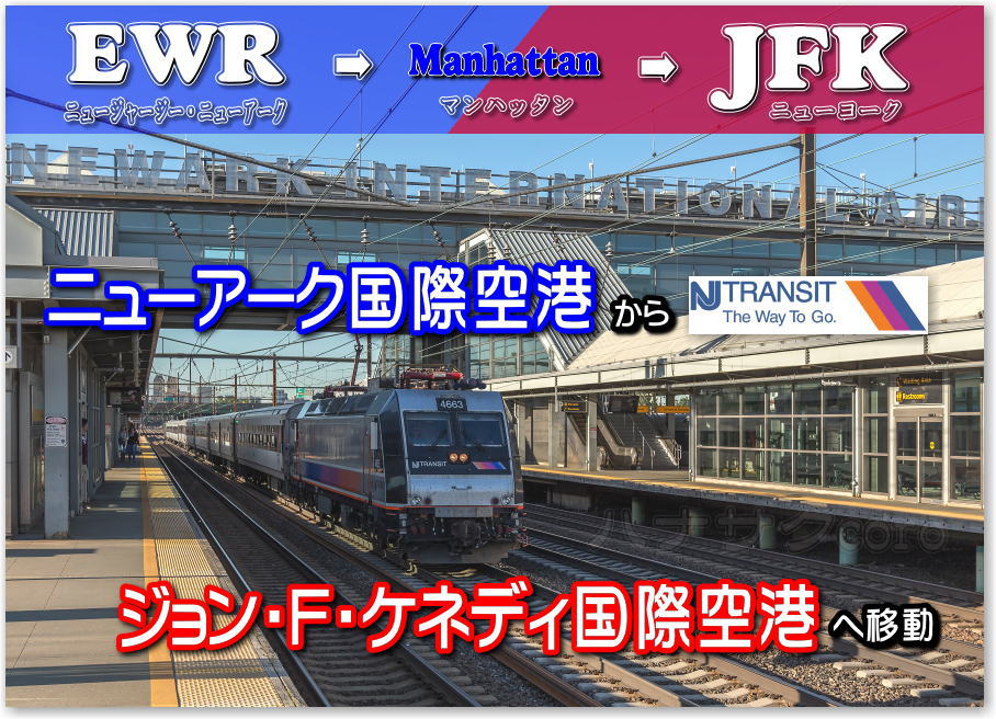 鉄道線路土木用語におけるアメリカ英訳、イギリス英訳、ドイツ訳、フランス訳のセット ニューアーク国際空港からジョン・F・ケネディ国際空港までのNY間移動