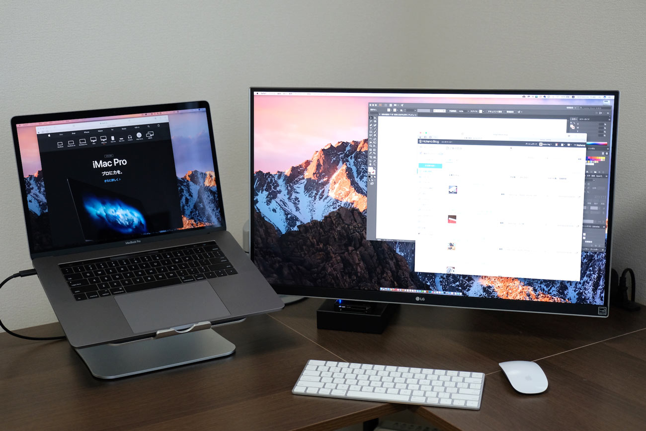 LG 4Kモニター27UD88W レビュー！USBC対応でMacBookをケーブル一本で接続できて便利すぎる！ シンスペース
