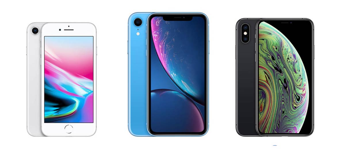 iPhone 8/8 PlusとiPhone XRのサイズ