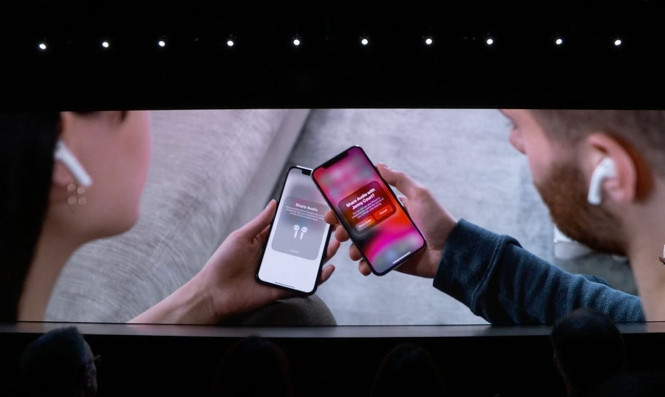 iOS 13の音楽の共有機能