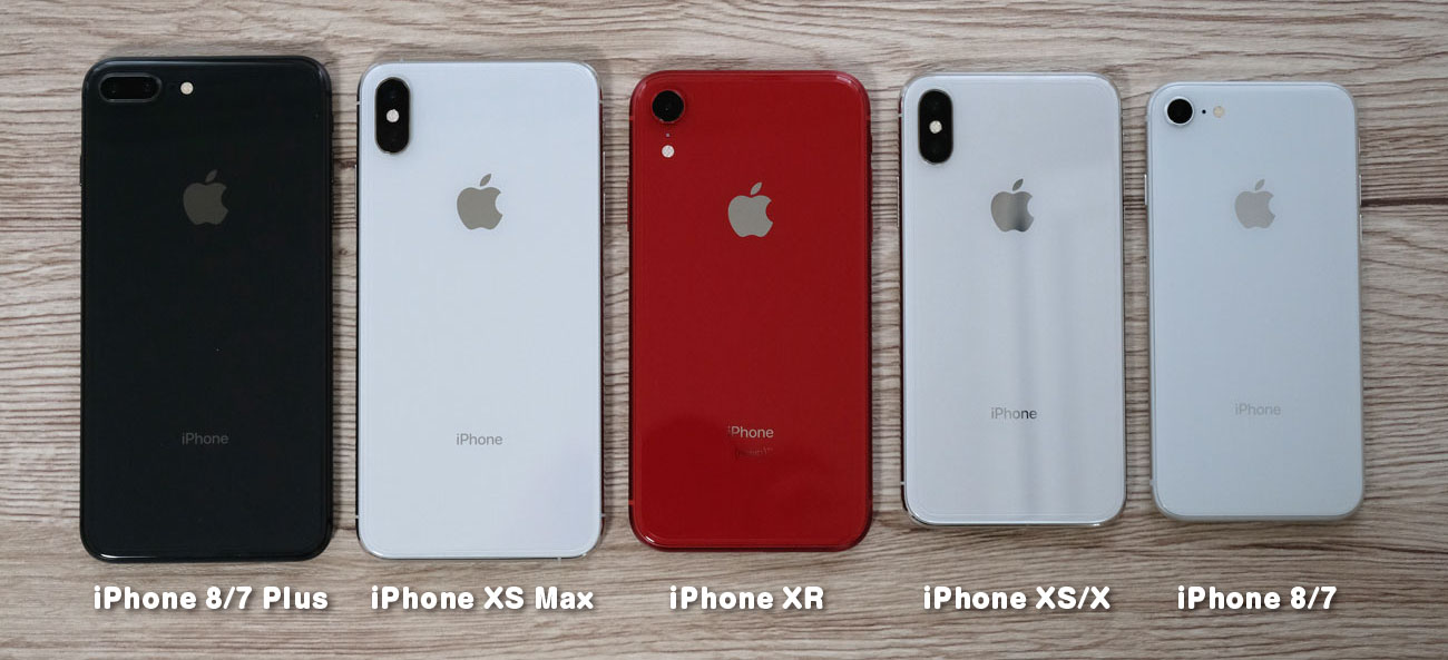 iPhone 本体サイズの違い