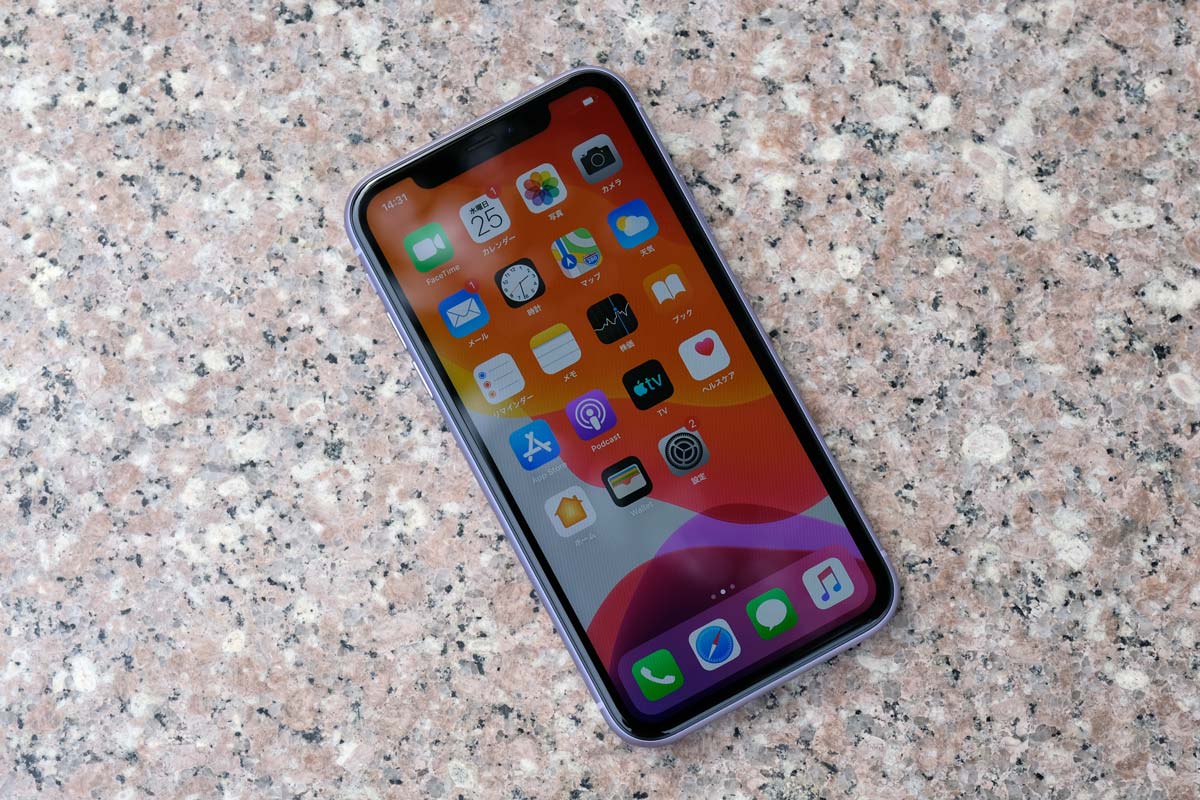 iPhone 11 ディスプレイ