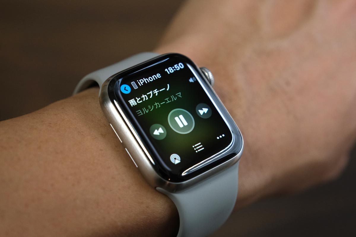 Apple Watchでミュージックアプリを操作