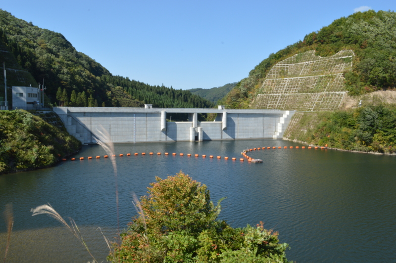 留山川ダム(天童市)